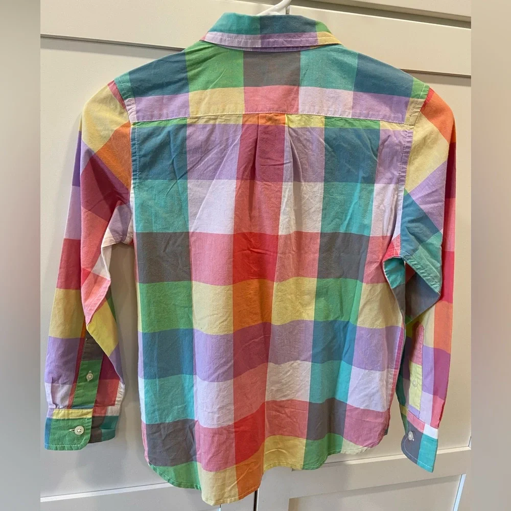 Easter 🐣GAP Plaid Button Down Shirt - Picture 2 of 5